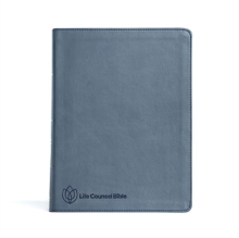 Image for CSB Life Counsel Bible, Slate Blue LeatherTouch, Indexed