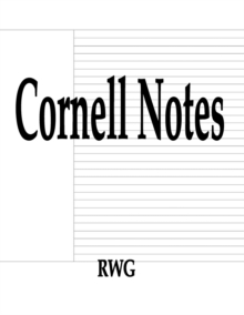 Image for Cornell Notes : 200 Pages 8.5" X 11"