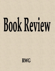 Image for Book Review : 200 Pages 8.5" X 11"