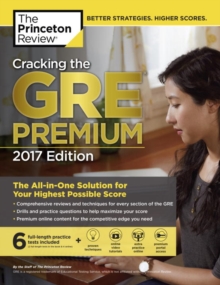 Image for Cracking The Gre Premium Edition With 6 Practice Tests, 2017