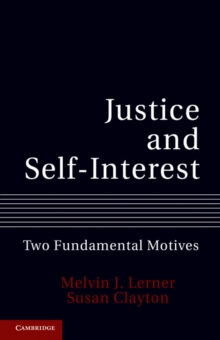 Image for Justice and Self-Interest