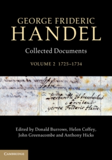 Image for George Frideric Handel  : collected documents