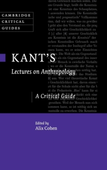 Image for Kant's lectures on anthropology  : a critical guide