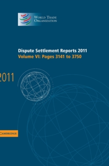 Dispute Settlement Reports 2011: Volume 6, Pages 3141-3750