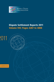Dispute Settlement Reports 2011: Volume 8, Pages 4287-4808