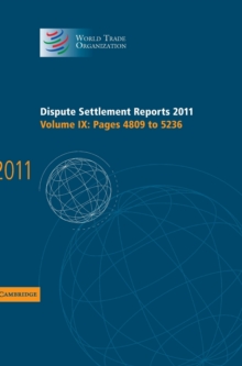Dispute Settlement Reports 2011: Volume 9, Pages 4809-5236