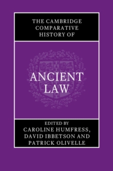Image for The Cambridge Comparative History of Ancient Law