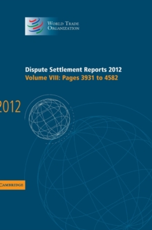 Dispute Settlement Reports 2012: Volume 8, Pages 3931-4582