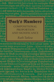 Bach's Numbers