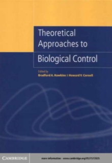 Image for Theoretical approaches to biological control