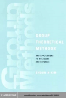 Image for Group theoretical methods and applications to molecules and crystals