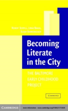 Image for Becoming literate in the inner city: the Baltimore early childhood project