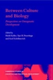 Image for Between culture and biology: perspectives on ontogenetic development