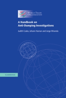 Image for A handbook of anti-dumping investigations