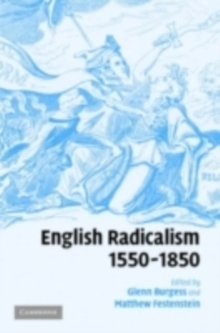 Image for English Radicalism, 1550-1850