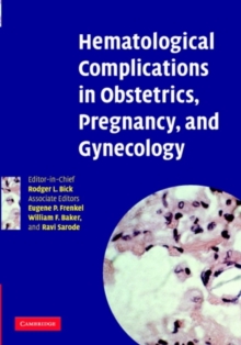Image for Hematological complications in obstetrics, pregnancy, and gynecology