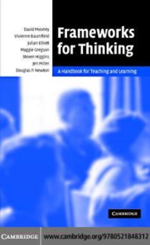 Image for Frameworks for thinking: a handbook for teaching and learning