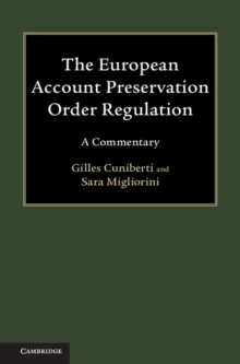 Image for The European Account Preservation Order Regulation