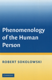 Image for Phenomenology of the human person