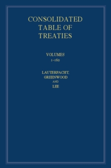 Image for International law reportsVolumes 1-160: Consolidated table of treaties
