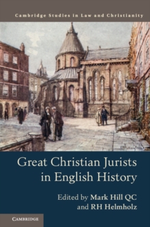 Image for Great Christian Jurists in English History