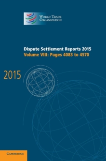 Dispute Settlement Reports 2015: Volume 8, Pages 4083-4570