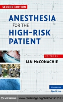 Image for Anesthesia for the high risk patient