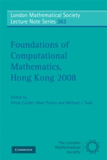 Image for Foundations of computational mathematics, Hong Kong 2008