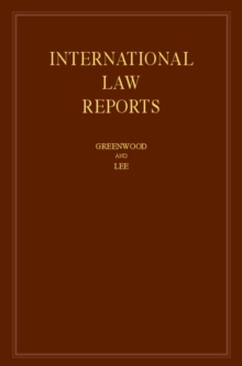 Image for International law reportsVolume 169