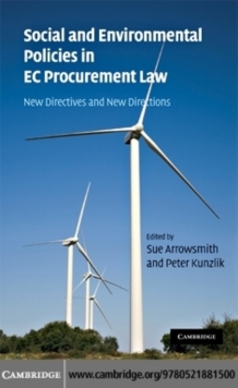 Image for Social and environmental policies in EC procurement law: new directives and new directions