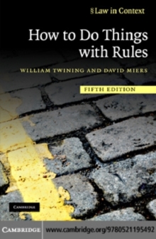Image for How to do things with rules: a primer with interpretation