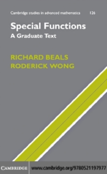 Image for Special functions: a graduate text