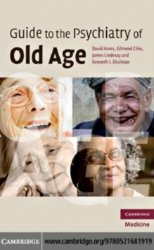 Image for Guide to the psychiatry of old age