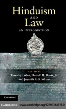 Image for Hinduism and law: an introduction