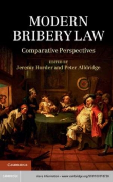 Image for Modern bribery law: comparative perspectives