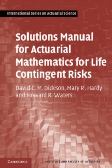 Image for Solutions manual for Actuarial mathematics for life contingent risks