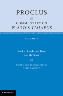 Image for Commentary on Plato's Timaeus, volume 5, book 4