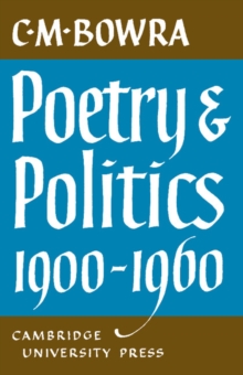 Poetry and Politics 1900-1960