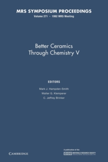 Image for Better Ceramics Through Chemistry V: Volume 271