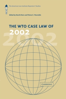 WTO Case Law of 2002