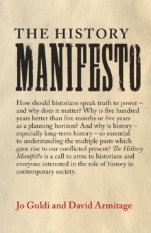 Image for The history manifesto