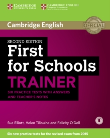 Image for First for Schools Trainer Six Practice Tests with Answers and Teachers Notes with Audio