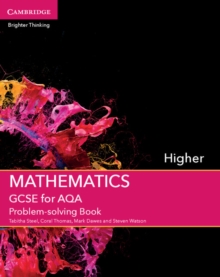 Image for GCSE mathematics for AQAHigher,: Problem-solving book