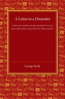 Image for A Letter to a Dissenter