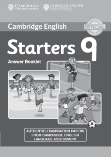 Image for Cambridge English Young Learners 9 Starters Answer Booklet