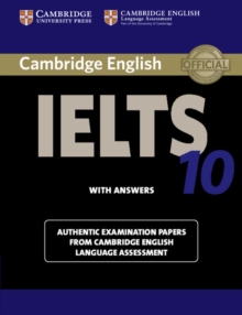 Image for IELTS 10 with answers  : authentic examination papers from Cambridge English Language Assessment