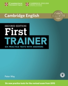Image for First trainer  : six practice tests with answers with audio