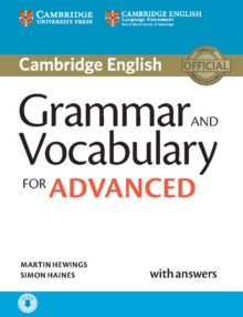 Image for Grammar and vocabulary for advanced  : with answers