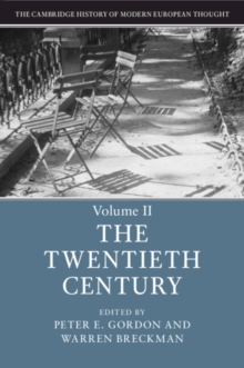 Image for The Cambridge history of modern European thoughtVolume 2,: The twentieth century