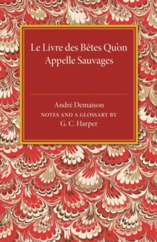 Le livre des betes qu'on appelle sauvages